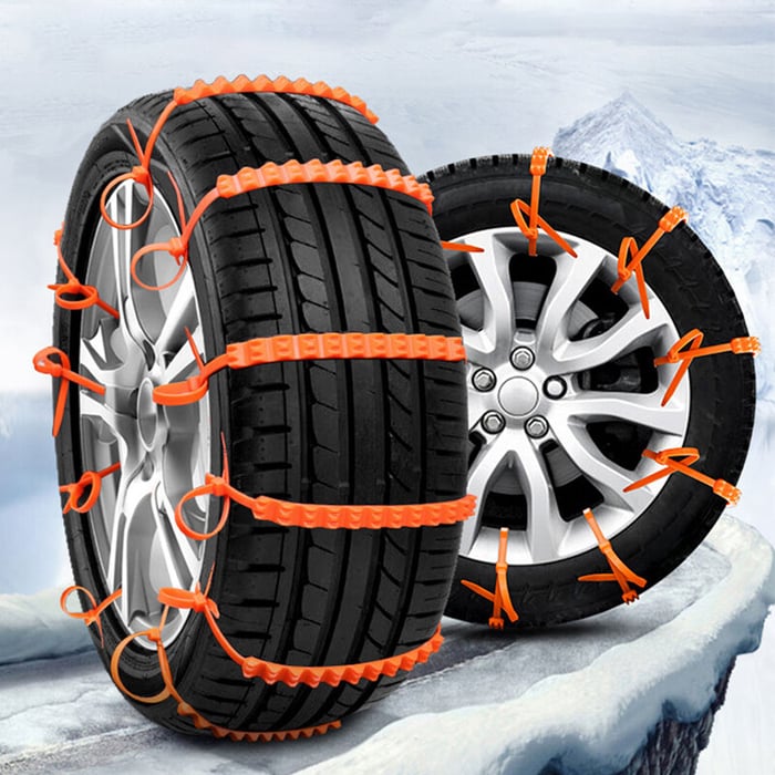 🎉 2025 Pre-Holiday Sale 70% ️🔥 SUPTRUCK™ Anti-Slip Snow Tire Zip Straps For Vehicles (10Pcs/Box)
