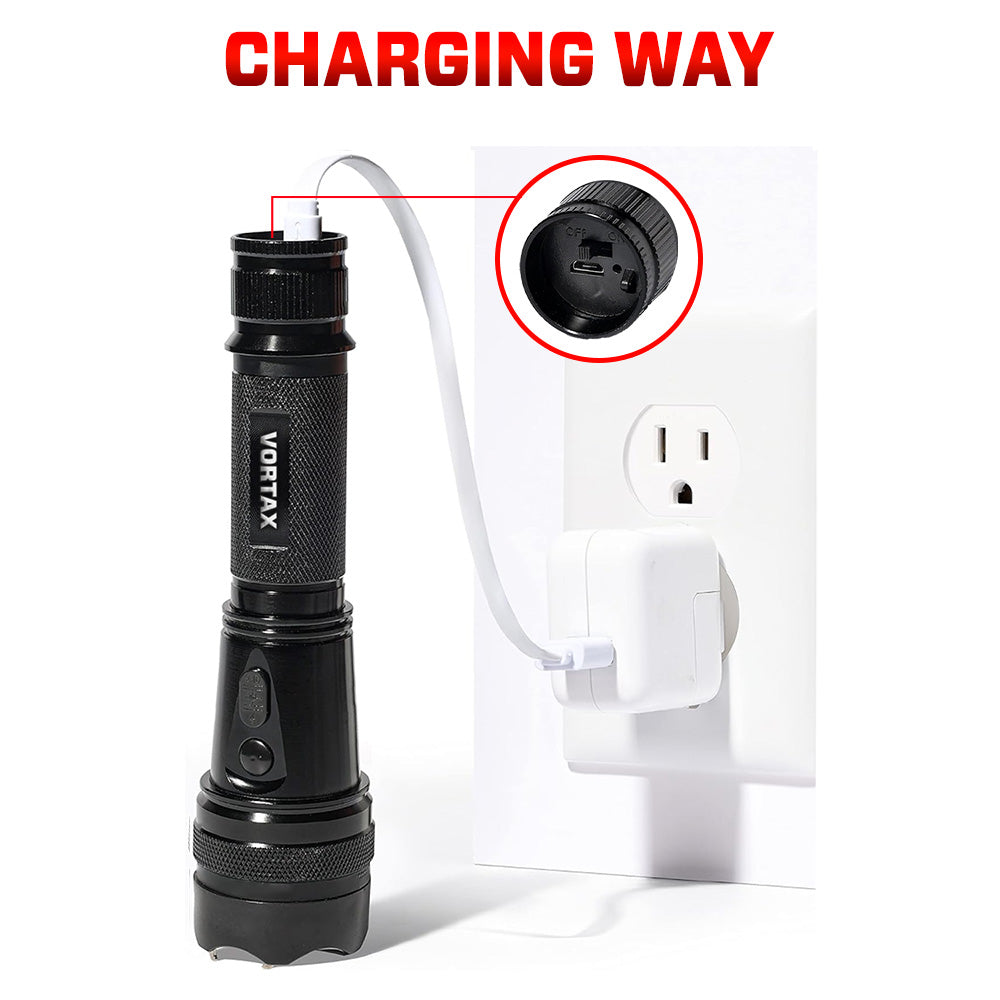 ❄️ Christmas Pre-Sale 💥 75% OFF — 2025 Upgraded VORTAX X95 Tactical Stun Flashlight