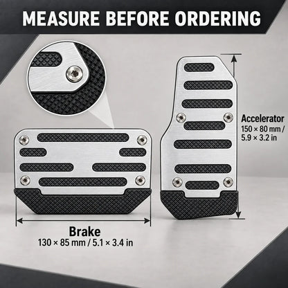 2/3PCS NonSlip Universal Automatic Foot Brake Gas Cover Pad Pedal Accessories Car