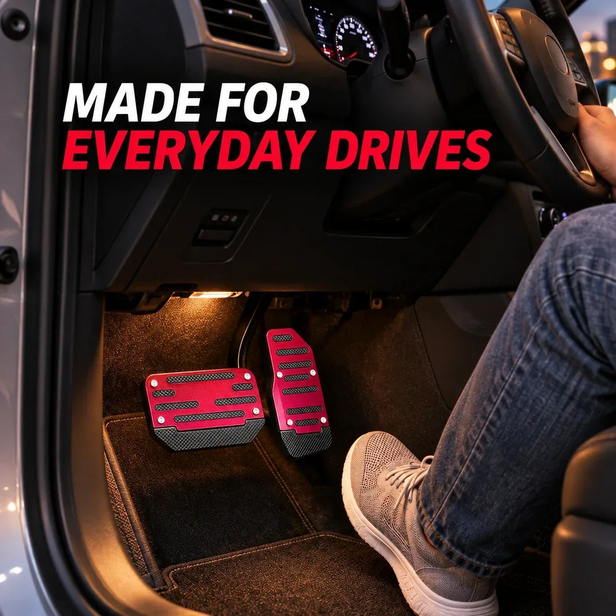 2/3PCS NonSlip Universal Automatic Foot Brake Gas Cover Pad Pedal Accessories Car