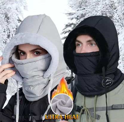 ❄ Early Christmas 70% OFF 🌡️ WinterLock™ 4in1 360° Windproof Thermal Hood (Hat, Mask, Neck & Ear Warmer)