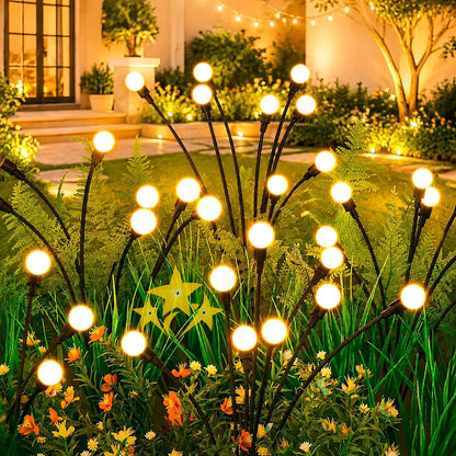 🎄 EARLY CHRISTMAS SALE 49% OFF 🔥 6 LED Solar Powered Firefly Garden Light
