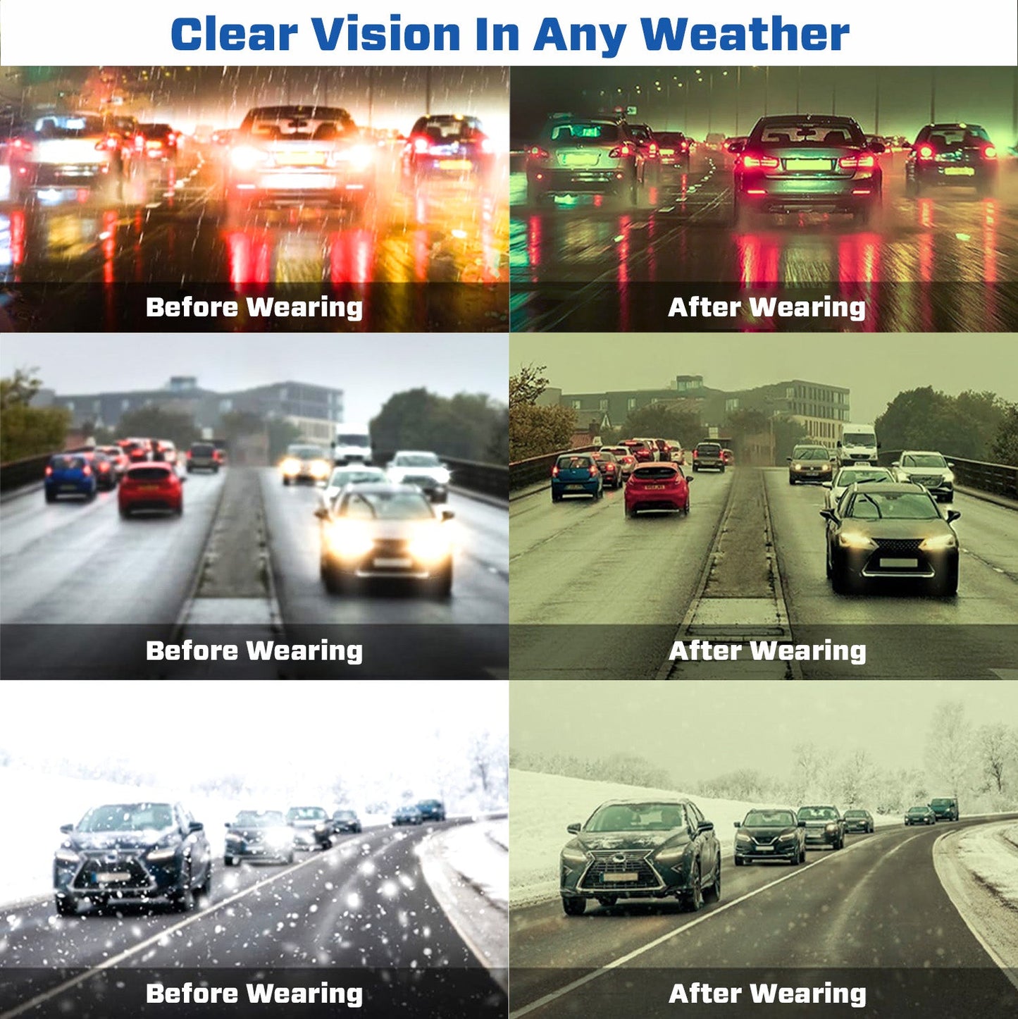 🚗 2026 Upgraded 75% OFF 💥 GlareX HD Photochromic Polarized Car Visor ✨ See Clearer, Drive Safer
