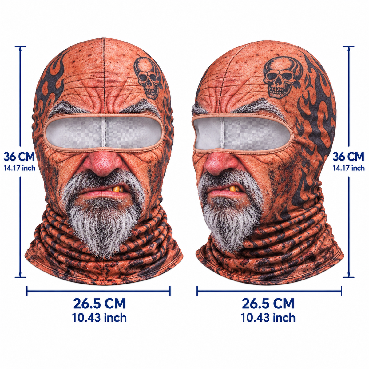 ⛄ WINTER DEAL 49% OFF 🥽 Funny Face Mask 3D Printed Balaclava