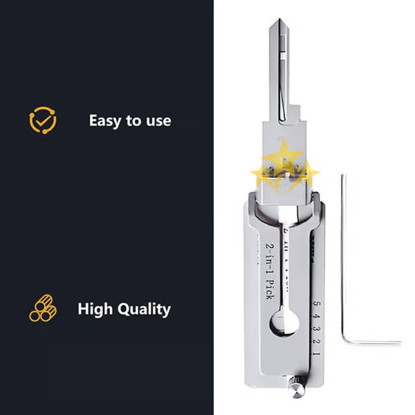 🔥 LAST DAY 49% OFF 🔑 2IN1 Stainless Steel Master Key Decoder