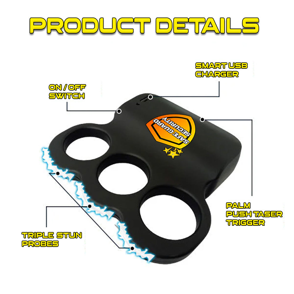 ⚡ 2025 Upgrade 70% OFF ️🔥 INSTASTRIKE Extreme 88,000,000 Knuckle Stun Ring