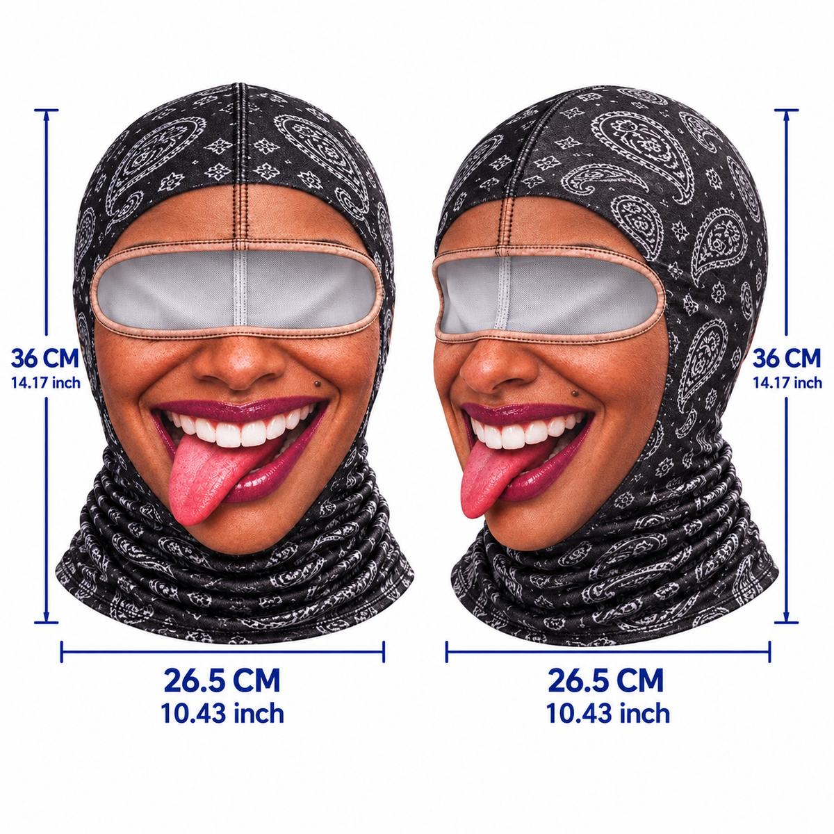 ⛄ WINTER DEAL 49% OFF 🥽 Funny Face Mask 3D Printed Balaclava
