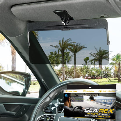 🚗 2026 Upgraded 75% OFF 💥 GlareX HD Photochromic Polarized Car Visor ✨ See Clearer, Drive Safer