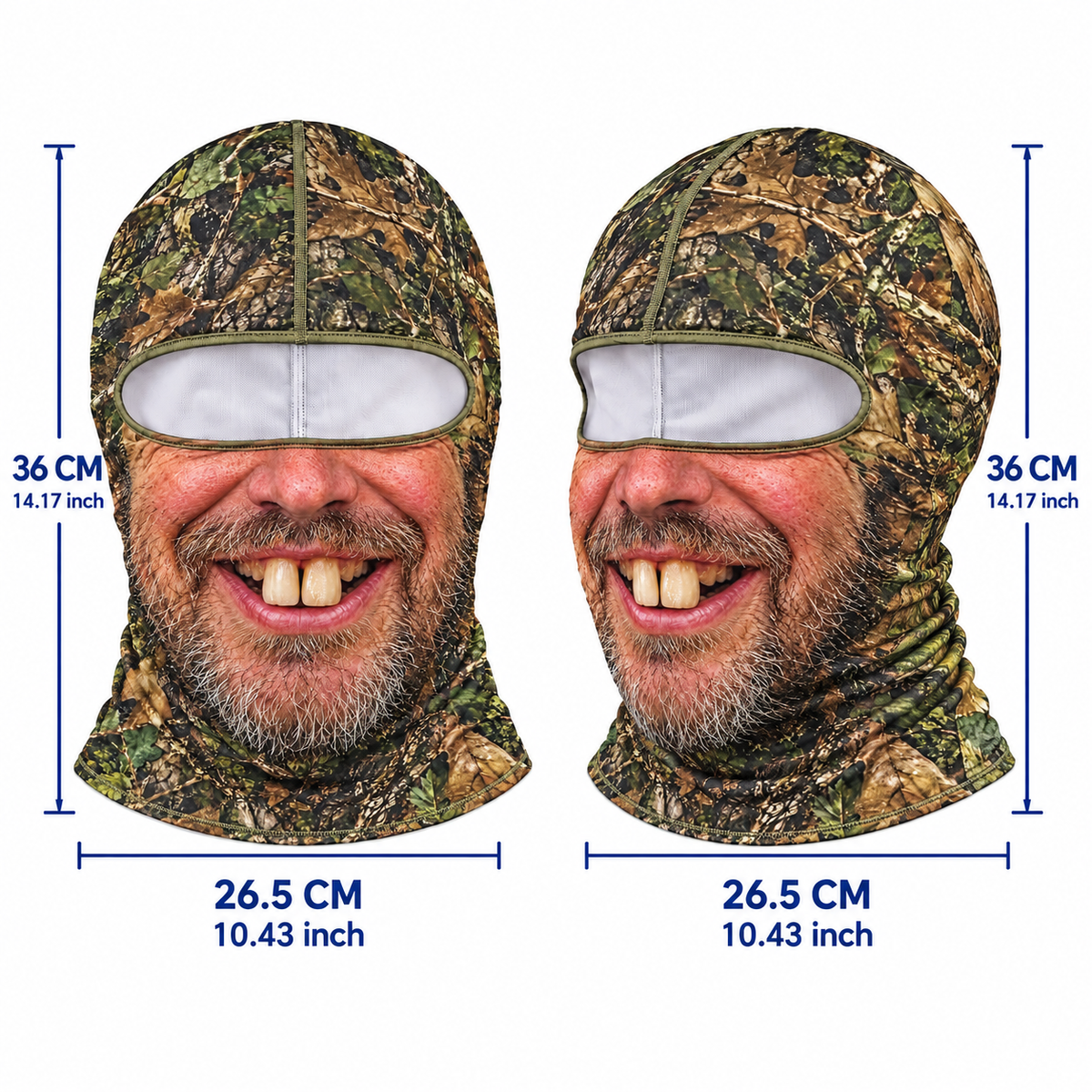 ⛄ WINTER DEAL 49% OFF 🥽 Funny Face Mask 3D Printed Balaclava