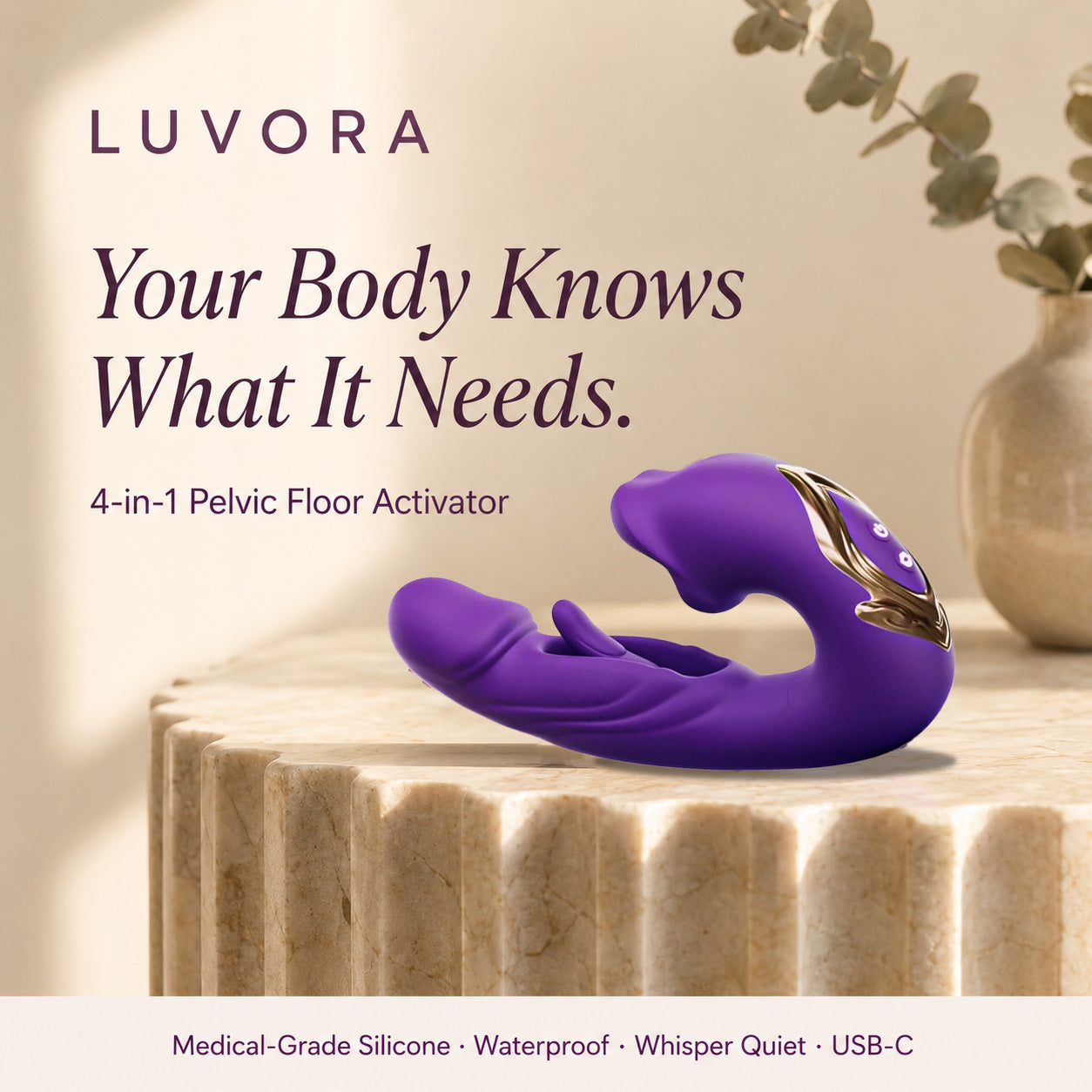 🔥 Summer Sale 49% OFF 💋 2026 Upgraded Luvora™ 4in1 Pelvic Floor Activator