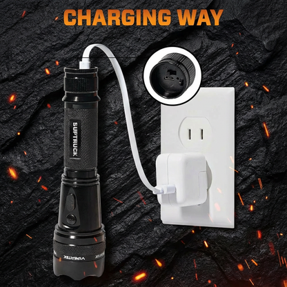 💥 2026 New Year Sale 75% OFF ️🔦 SUPTRUCK™ Voltaris 75M Stun Flashlight ⚡