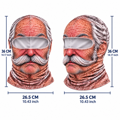 ⛄ WINTER DEAL 49% OFF 🥽 Funny Face Mask 3D Printed Balaclava