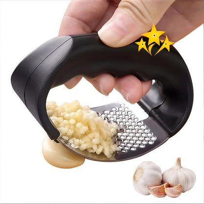 ✨ LAST DAY 49% OFF 🧄 Ergonomic Stainless Steel Garlic Press Rocker