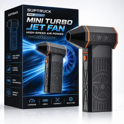 🔥 LAST DEAL 70% OFF ⏳ SUPTRUCK™ Portable Mini Turbo Jet Fan