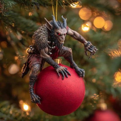 🎄 Early Christmas Sale 49% 👹 2026 Krampus Christmas Acrylic Ornament – Dark Holiday Mischief Collection