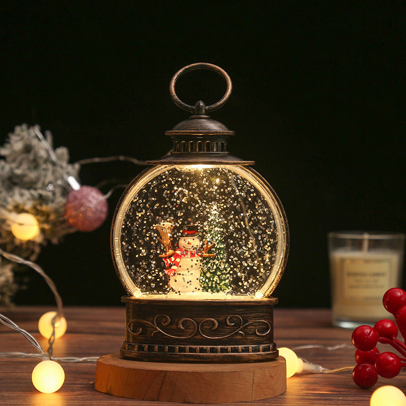 🎄 Early Christmas Sale 70% OFF ✨ 2025 Christmas LED Snow Globe Swirling Lantern