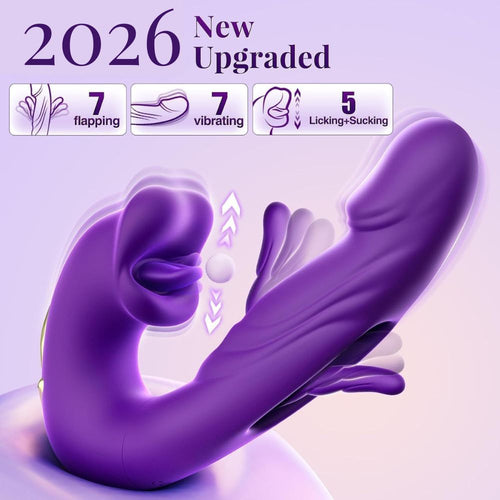 ❄️ Flash Sale 70% OFF 💋 2026 Upgraded Luvora™ 4in1 Flapping & Licking Vibrator