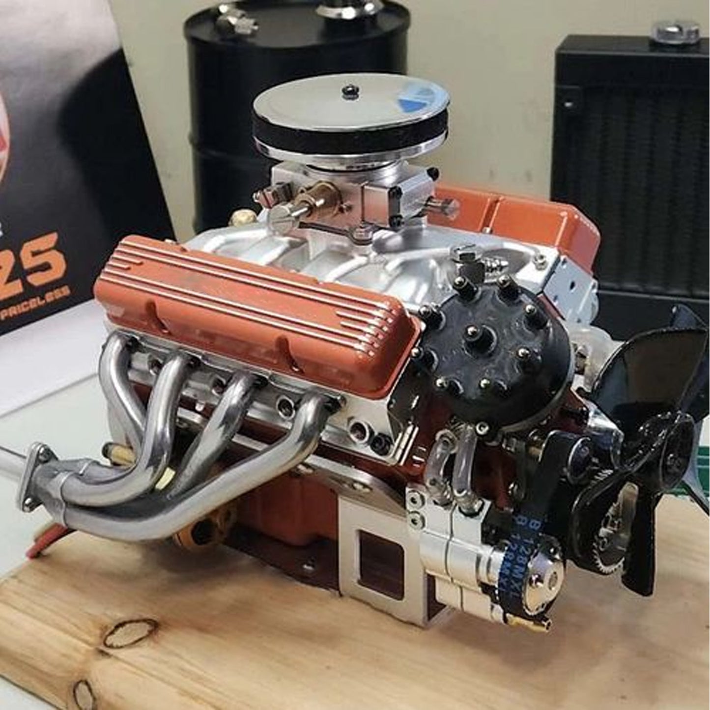🎉 Pre Christmas Sale 70% OFF 🔥 Gasoline OHV V8 SmallBblock Engine Model Kits
