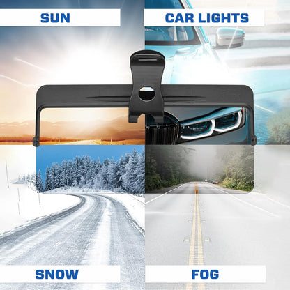 🚗 2026 Upgraded 75% OFF 💥 GlareX HD Photochromic Polarized Car Visor ✨ See Clearer, Drive Safer