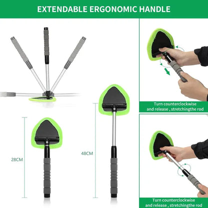 🧽 (LIMITED) 70% OFF TODAY ✨ Multi-Purpose Microfiber Cleaning Tool – Extendable Handle for Car, Kitchen, Home & Hard-to-Reach Areas