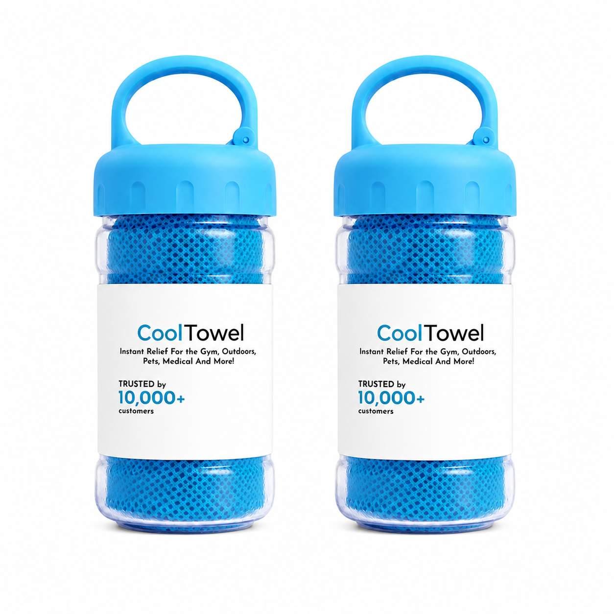 ❄ Cooling Towel for Hot Summer & Outdoor Activities – Quick-Dry Microfiber Sweat Towel
