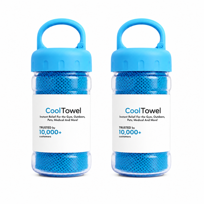 ❄ Cooling Towel for Hot Summer & Outdoor Activities – Quick-Dry Microfiber Sweat Towel