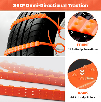 🎄Pre-Christmas Sale 70% OFF🔥2025 Upgraded SUPTRUCK™ SnowTrax Tire Chains (10PCs/Box)