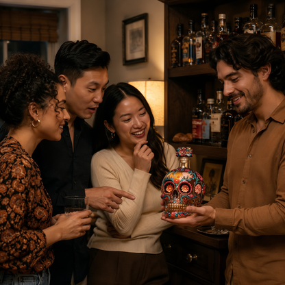 LIMITED Edition 🔥 Calavera de Oro – Limited Artisan Decanter