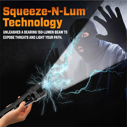 💥 2025 Upgrade 75% OFF ️🔦 SUPTRUCK™ VoltGuard X95 2in1 Stun Flashlight ⚡ Light in Dark, Power in Danger