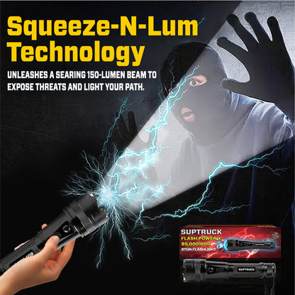 💥 2025 Hot Deals 75% OFF ️🔦 SUPTRUCK™ Flash Power X95 Hi-Tech Flashlight ⚡ Defend with Max Power