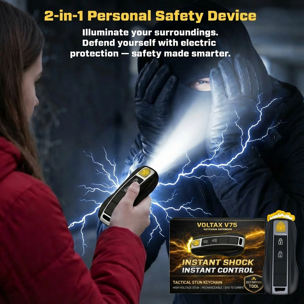 💥 BEST DEAL 75% OFF ️🔦 2026 Upgraded Voltax V75 Stun Car Keychain ⚡