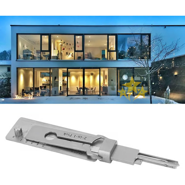 🔥 LAST DAY 49% OFF 🔑 2IN1 Stainless Steel Master Key Decoder