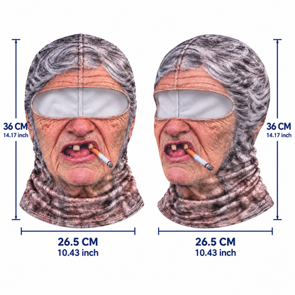 ⛄ WINTER DEAL 49% OFF 🥽 Funny Face Mask 3D Printed Balaclava