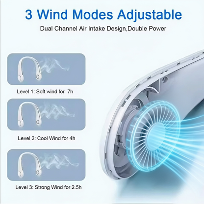 🎯 2026 Summer Sale 70% OFF 🔥 Hands Free Neck Fan for Hot Summer Day