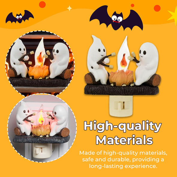 🎃 Pre-Halloween Sale 75% OFF 👻 2025 Spooky & Cute Bonfire Ghost Night Light