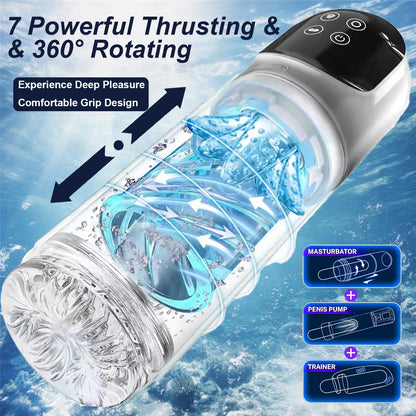 💪 2026 Upgraded THRUSTIX™ PRO Smart LCD 9in1 Automatic Performance Trainer 🏆