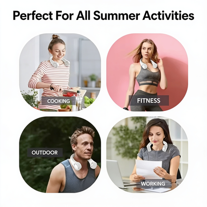 🎯 2026 Summer Sale 70% OFF 🔥 Hands Free Neck Fan for Hot Summer Day