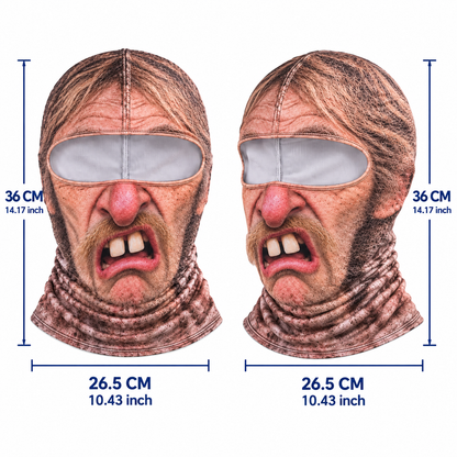 ⛄ WINTER DEAL 49% OFF 🥽 Funny Face Mask 3D Printed Balaclava