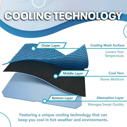 ❄ Cooling Towel for Hot Summer & Outdoor Activities – Quick-Dry Microfiber Sweat Towel