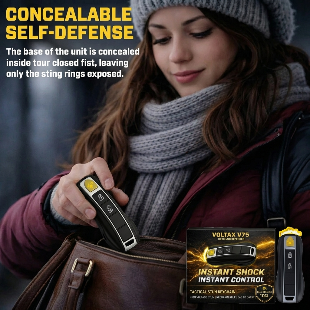 💥 BEST DEAL 75% OFF ️🔦 2026 Upgraded Voltax V75 Stun Car Keychain ⚡