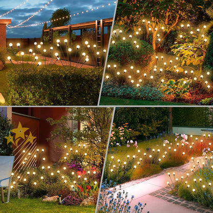 🎄 EARLY CHRISTMAS SALE 49% OFF 🔥 6 LED Solar Powered Firefly Garden Light