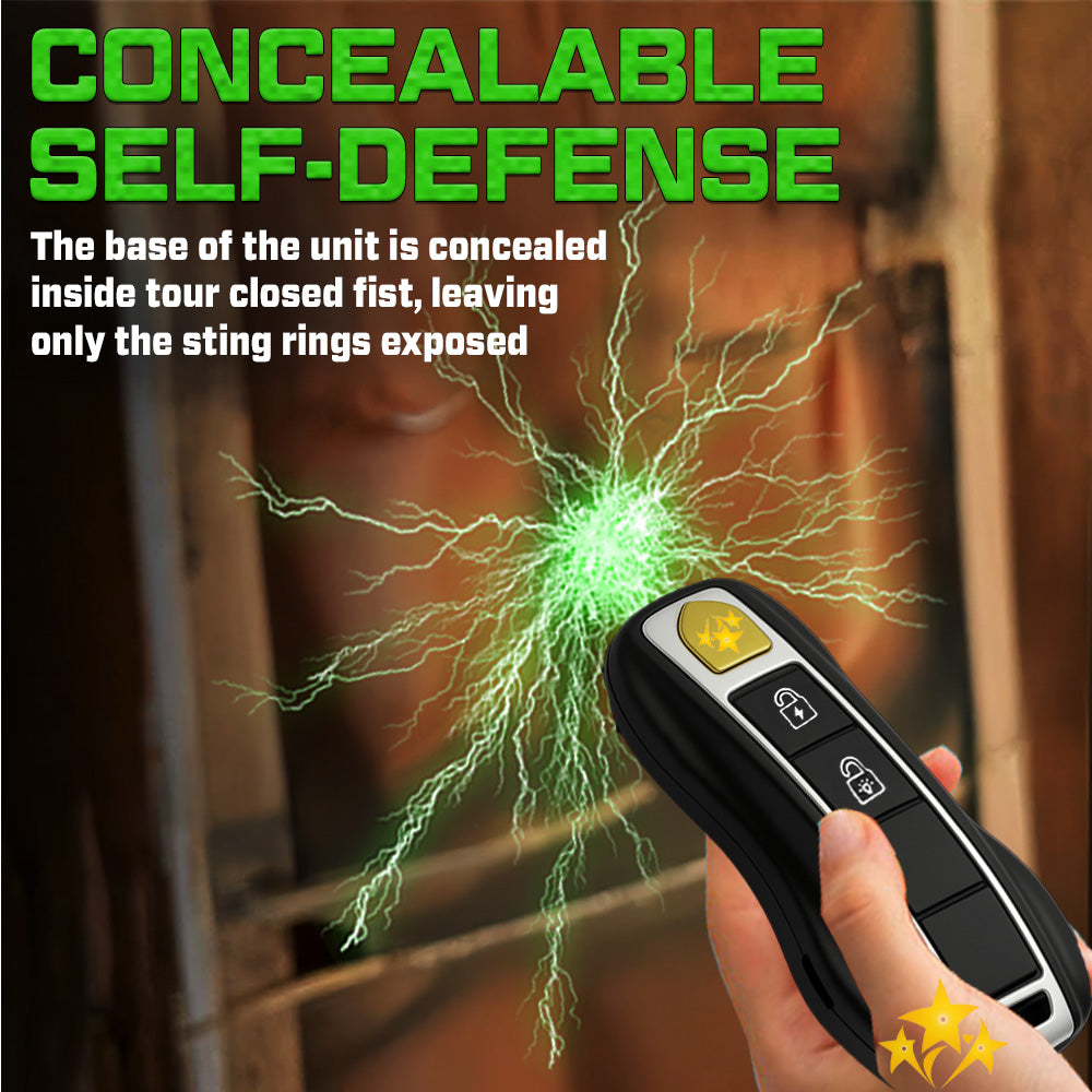 🛡️ 2025 Safety Alert 75% OFF ⚡️ AURIX S57 2in1 Stun Flashlight Car Key🔥Smart Defense, Instant Power