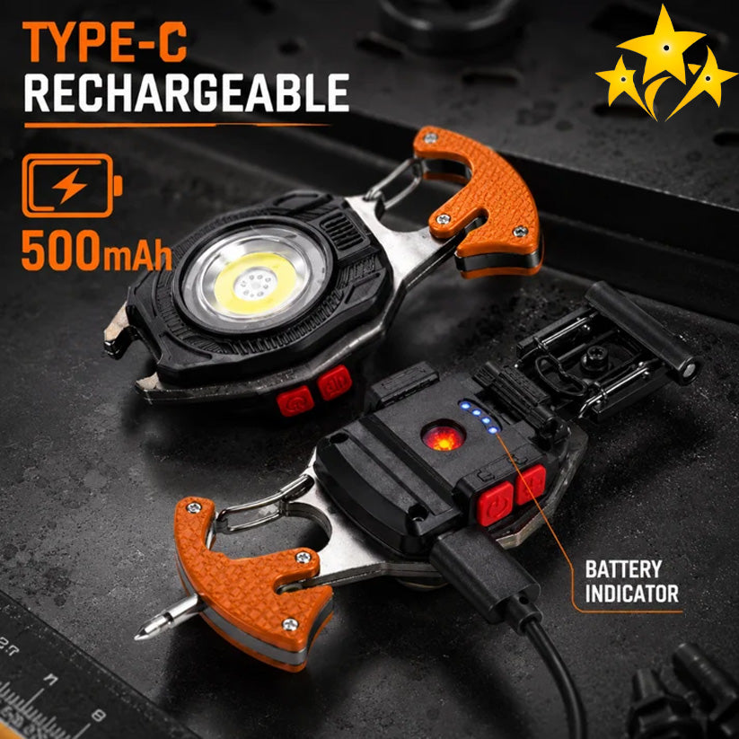 LAST DAY 49% OFF 🔦💡 8-in-1 Multifunctional Keychain Flashlight