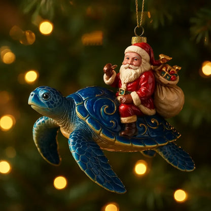 🎄 Early Christmas Sale 49% 🐙 Christmas Octopus Acrylic Ornament – Deep Sea Holiday Magic