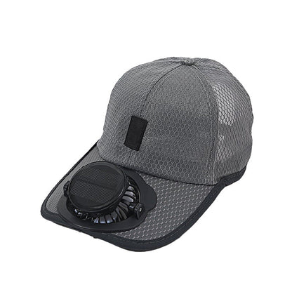 🔥 2026 Father's Day 50% OFF ✨ Cooling Fan Hat with Solar Powered Fan UPF 50+ UV Protection