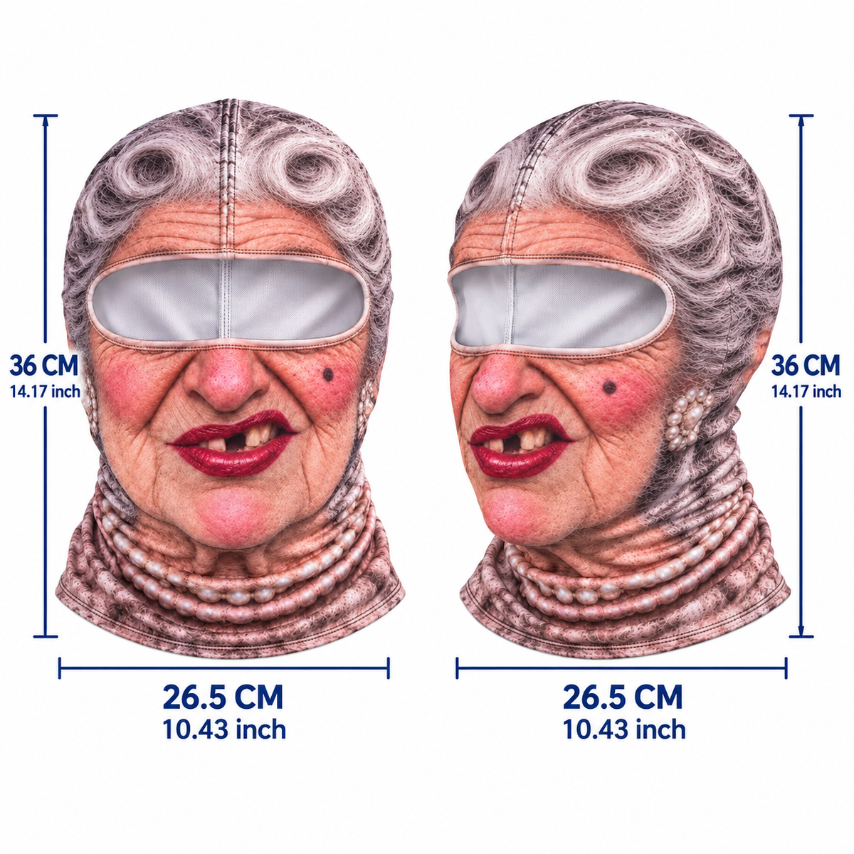 ⛄ WINTER DEAL 49% OFF 🥽 Funny Face Mask 3D Printed Balaclava