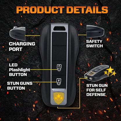💥 LAST DAY 49% OFF ️🔥 VOLTAX V57 Hi-Tech Stun Car Key ⚡