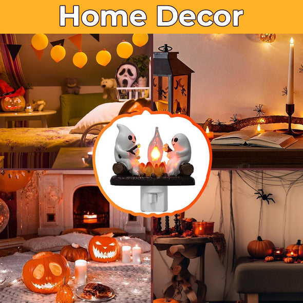 🎃 Pre-Halloween Sale 75% OFF 👻 2025 Spooky & Cute Bonfire Ghost Night Light