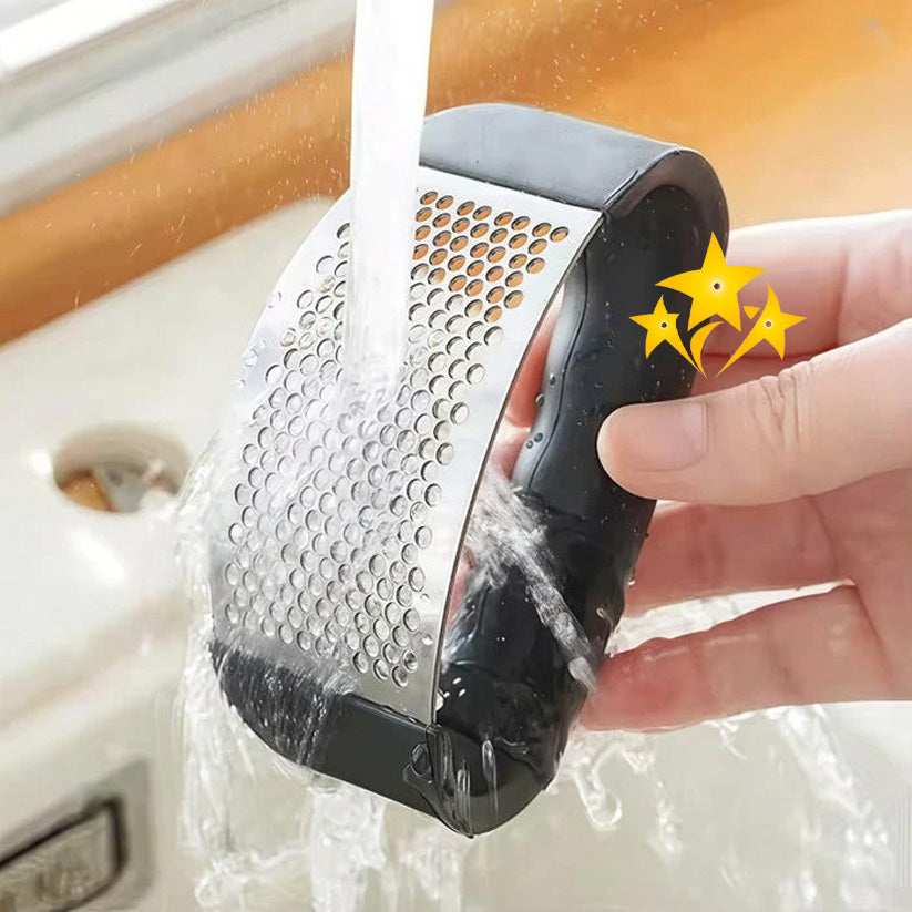 ✨ LAST DAY 49% OFF 🧄 Ergonomic Stainless Steel Garlic Press Rocker
