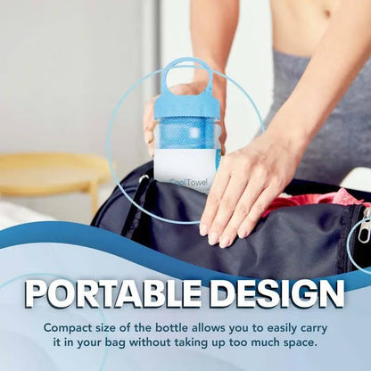 ❄ Cooling Towel for Hot Summer & Outdoor Activities – Quick-Dry Microfiber Sweat Towel
